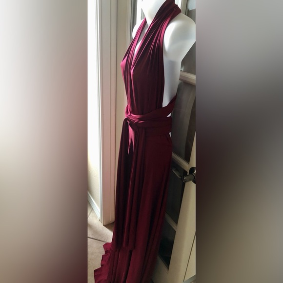 72styles Infinity Dress with Bandeau, Convertible Bridesmaid Dress, Long, Plus - Picture 4 of 16